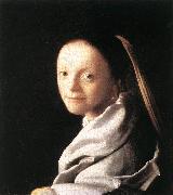 Jan Vermeer Portrait of a Young Woman oil on canvas